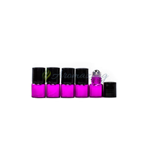 1 Ml Roll-On-Flaschen (Paket Von 5) Magenta Roll-On Flasche