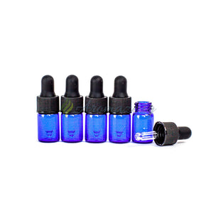 2 Ml Tropfpipetten Flaschen - Paket Von 5 Blau Zubehör