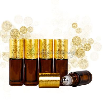 5 Ml Farbige Roll-On Flaschen ’Goldies’ (Paket Von 5)