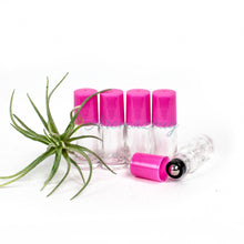 5 Ml Klare Roll-On Flaschen - Paket Von Pink Flasche