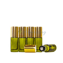 5 Ml Roll-On Flaschen Olive (Paket Von 5)