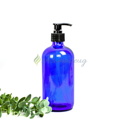 500 Ml Flasche Mit Pumpenspender Blau Behälter