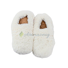 Slippies® Deluxe Creme Plush Gr. 36-40 Mit Herausnehmbarer Hirsekorn-Lavendel-Füllung Zubehör